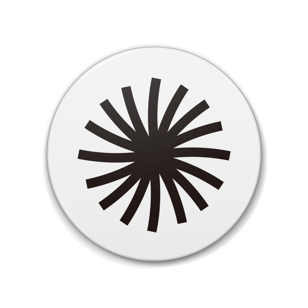 めくるめく一　イラスト缶バッジ