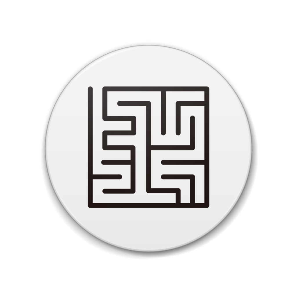 MAZE　イラスト缶バッジ