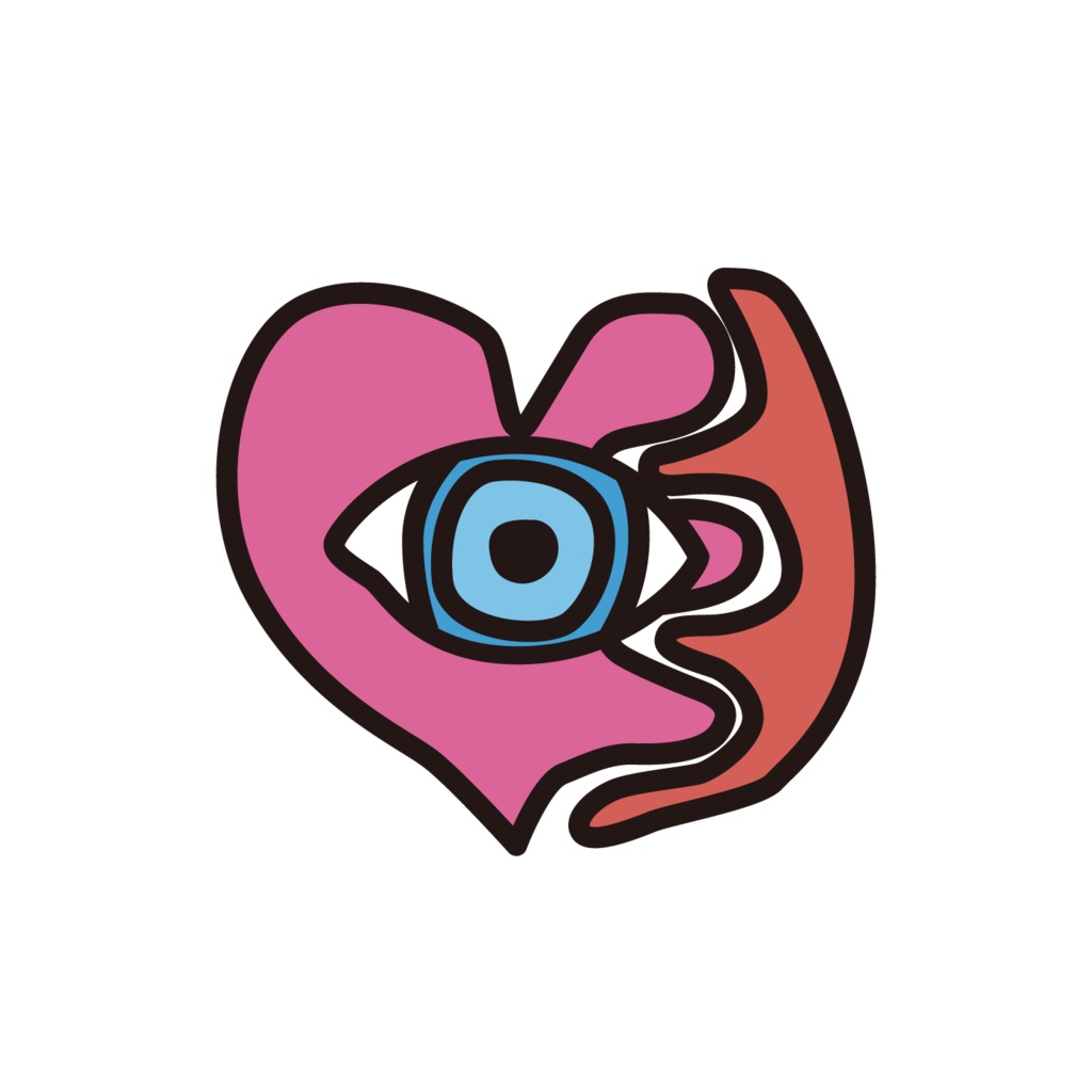 檸檬 感覚の中で見える目のイラストTシャツ