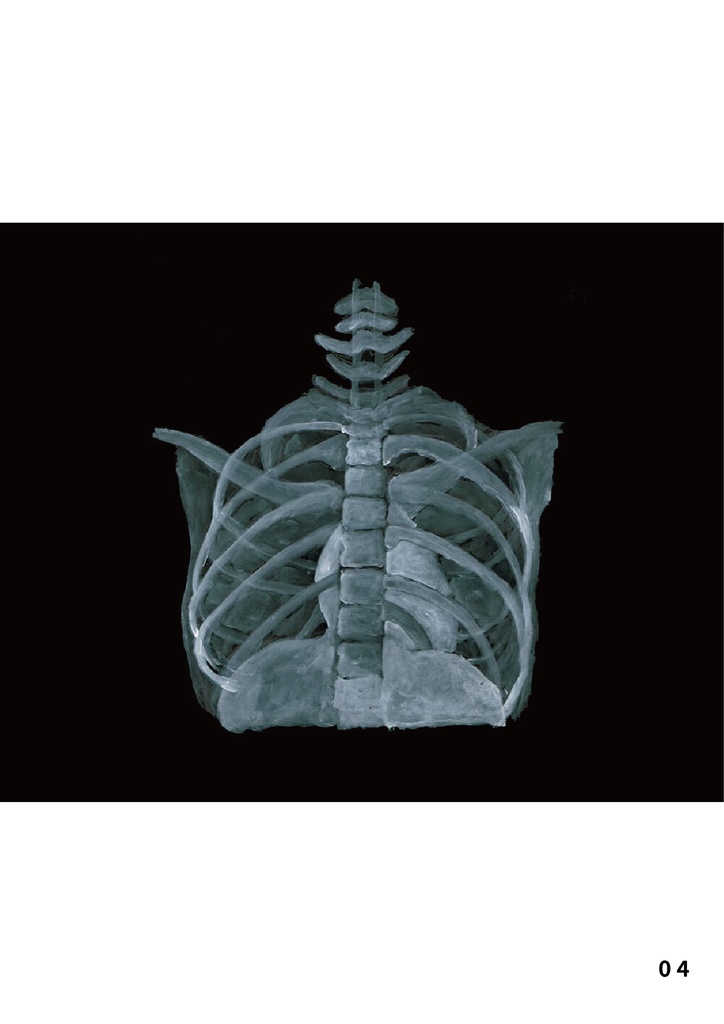 bow's Journal #19 レントゲン写真のイラスト