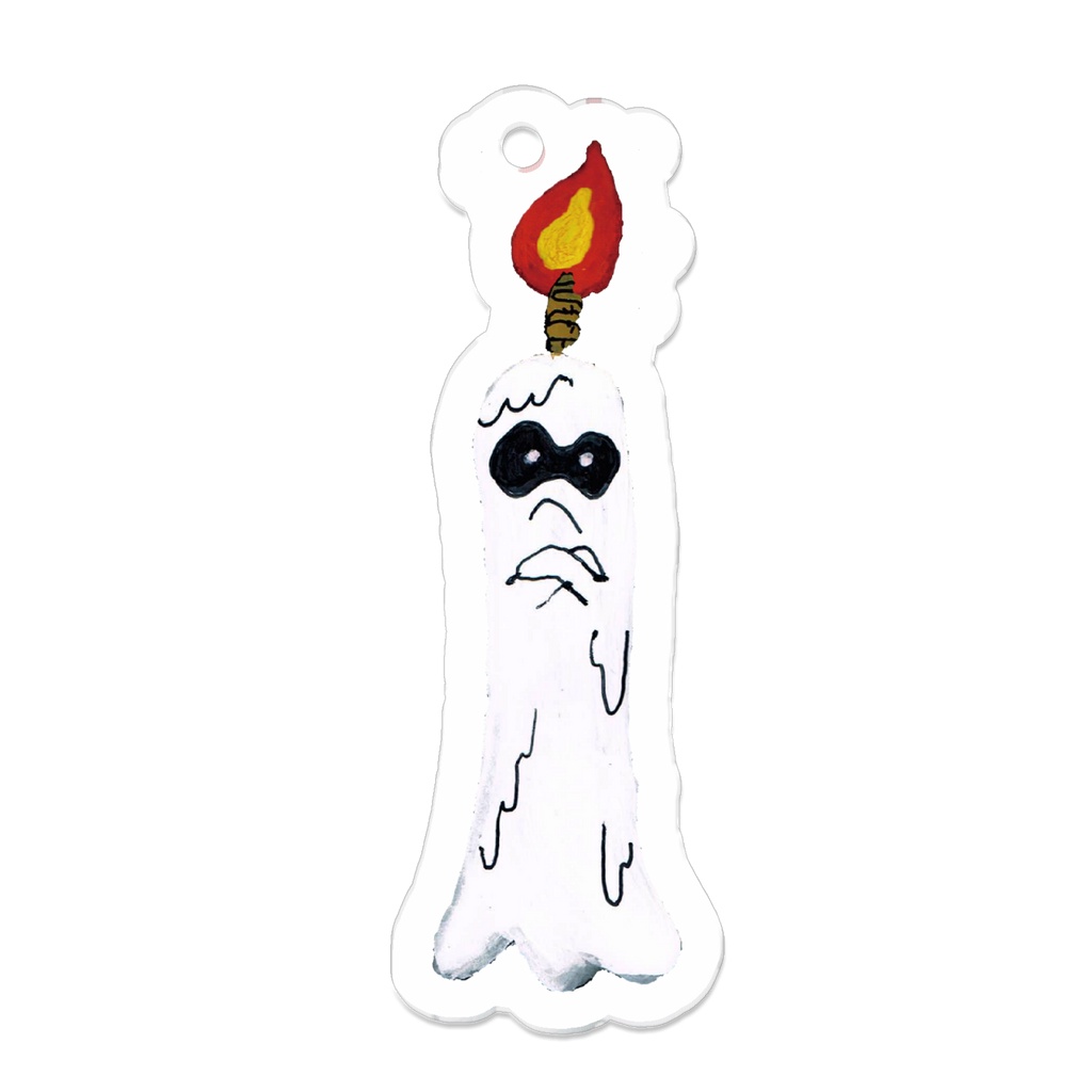 ハロウィングラフィックス 蝋燭小僧 イラストアクリルキーホルダー