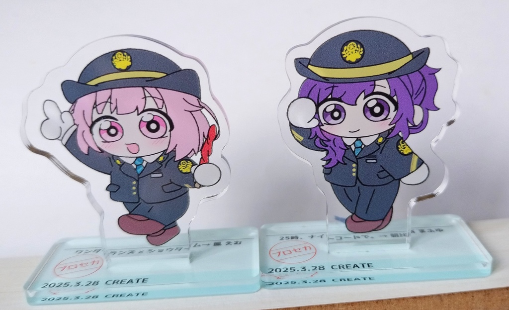 推し旅コラボ まふゆ・えむアクスタ