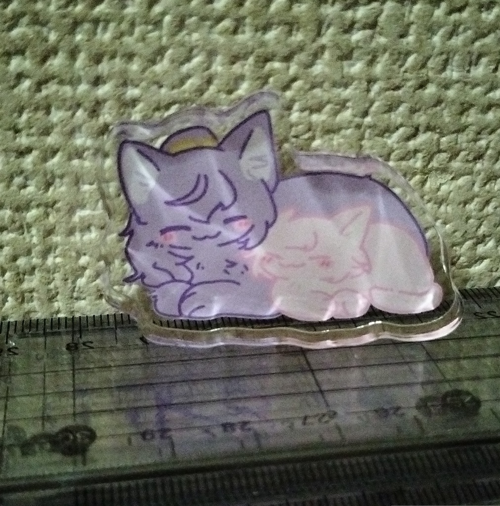 ねこまふえむアクリルブロック