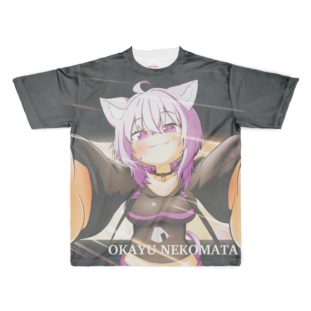 （非公式）猫又おかゆに飛び込みたいTシャツ