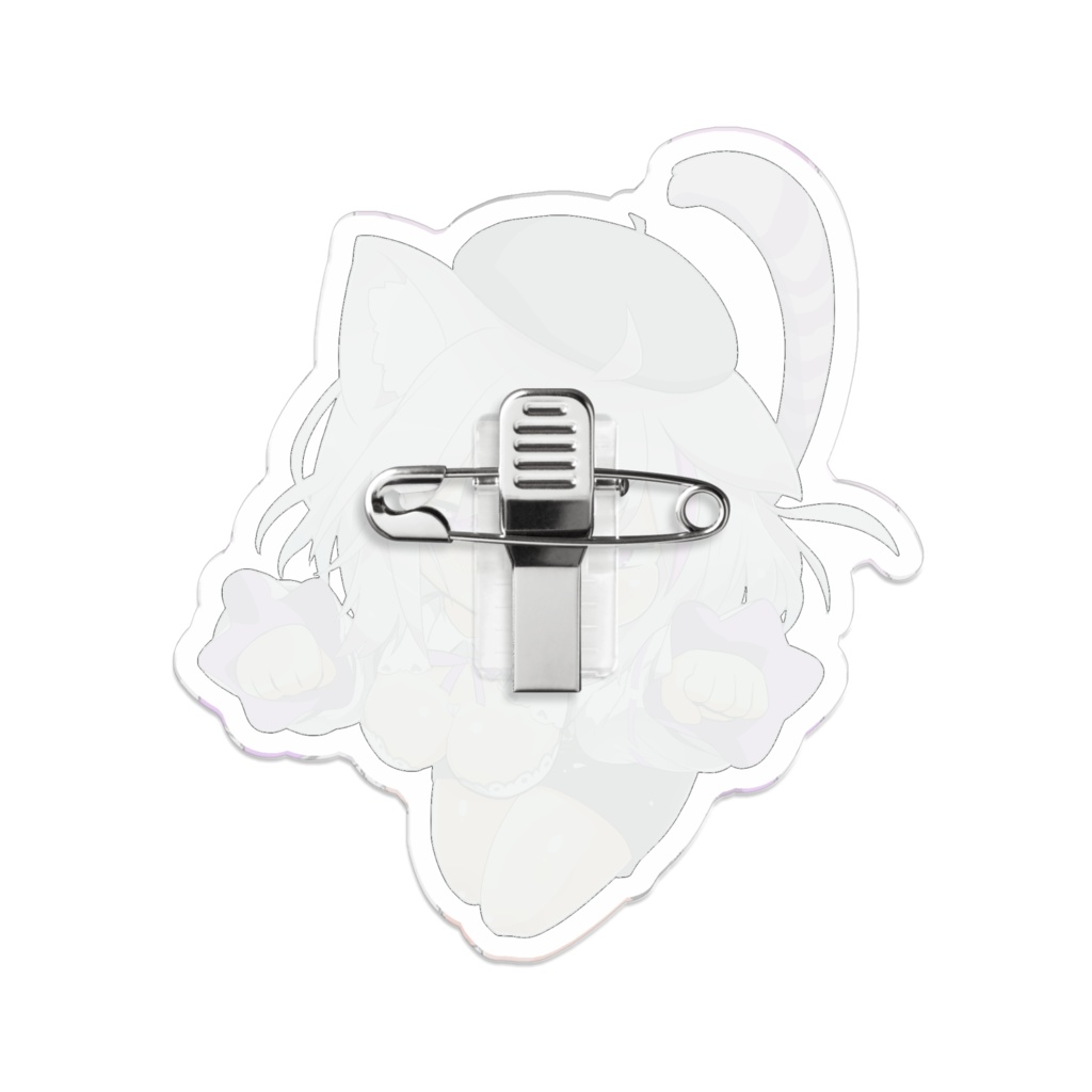 襲い来るおかゆんアクリルバッヂ