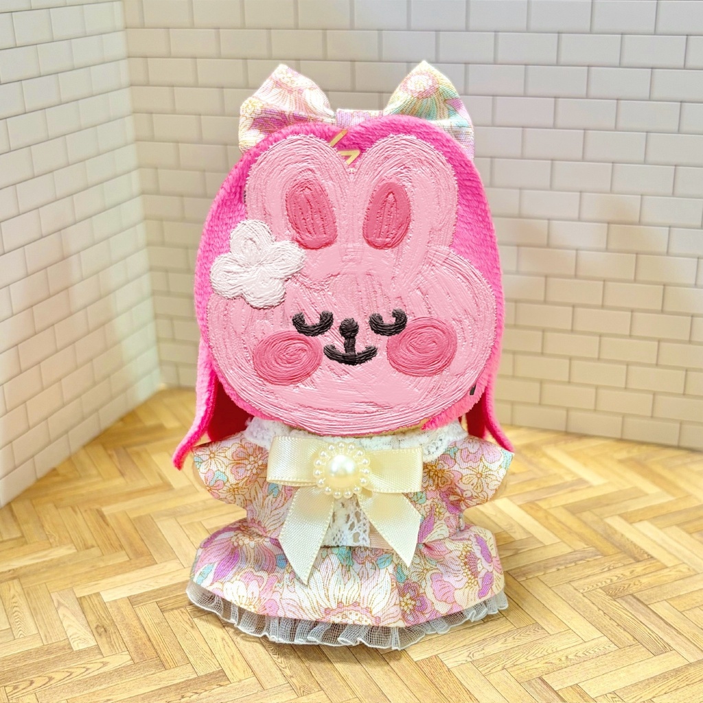 【ちみぬい/10cmぬい用】リボン+ワンピースセット 第二弾