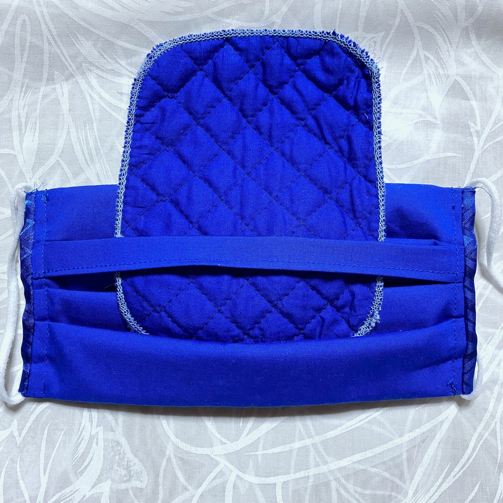 ★匿名配送・手作りマスク★花粉対策に♪ワイヤー入り三段プリーツ