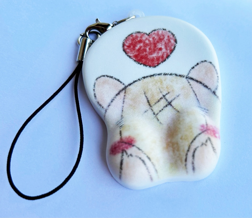 ジョンのほっぺたもちもちキーホルダー