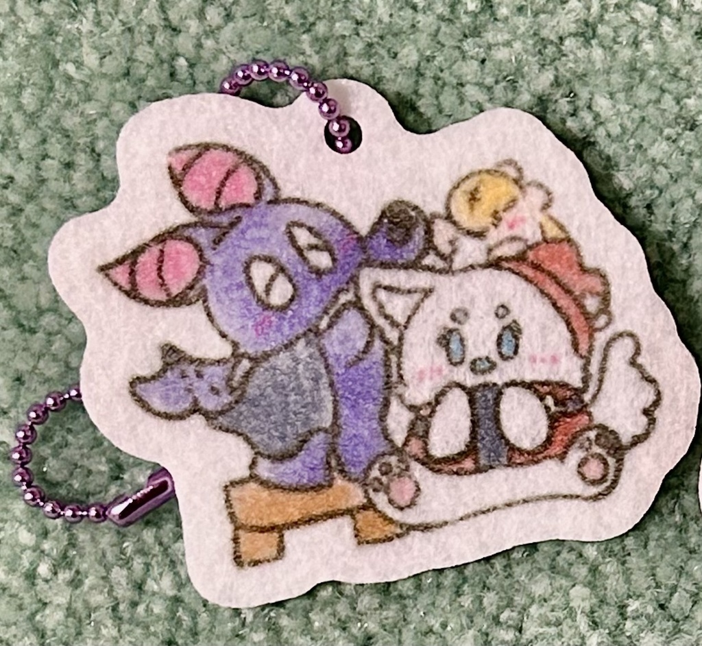 モフロドフェルトキーホルダー