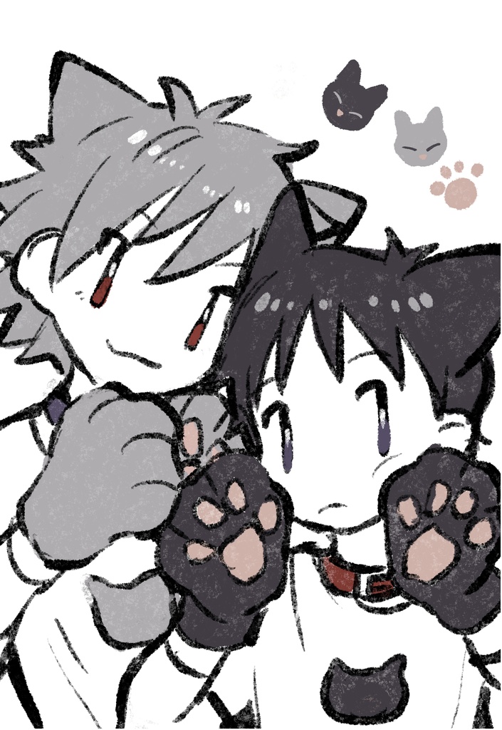 〈ポストカード〉庵・貞・Q3枚1セット characters BOOTH