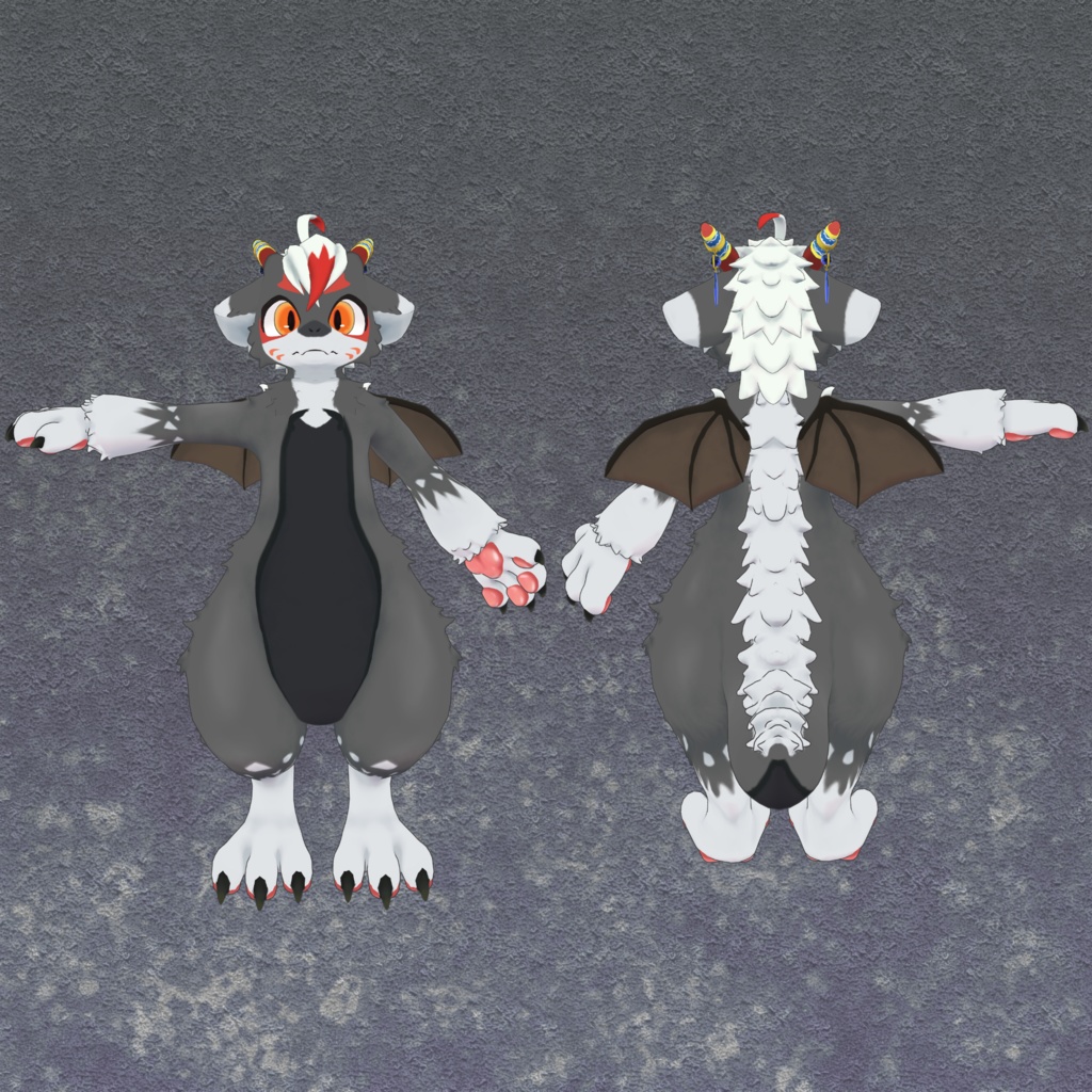 オリジナル3Dモデル「NEWシャラート」【VRChat / VRM】