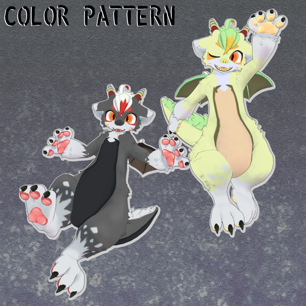 オリジナル3Dモデル「NEWシャラート」【VRChat / VRM】