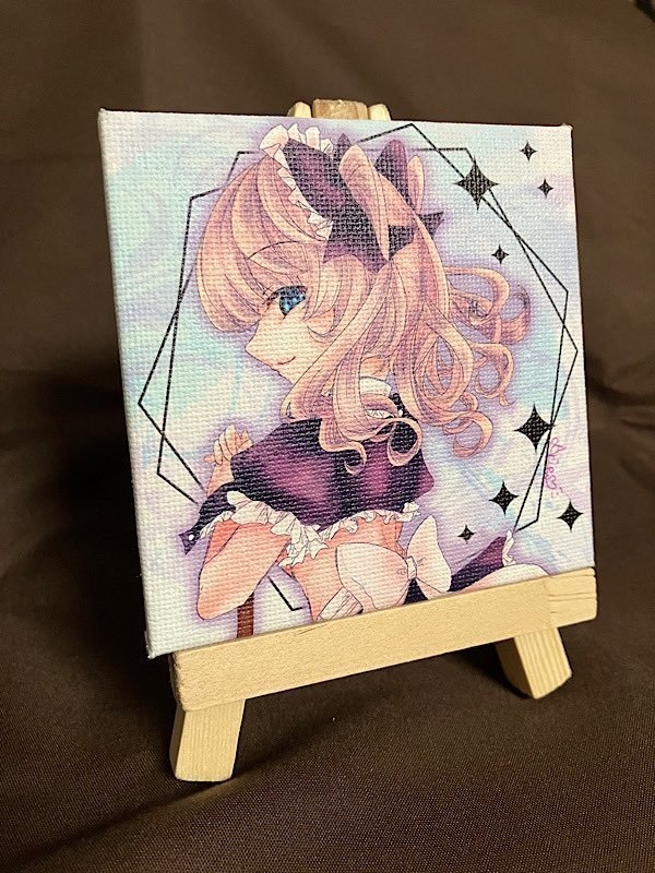男の娘メイドのミニキャンバス