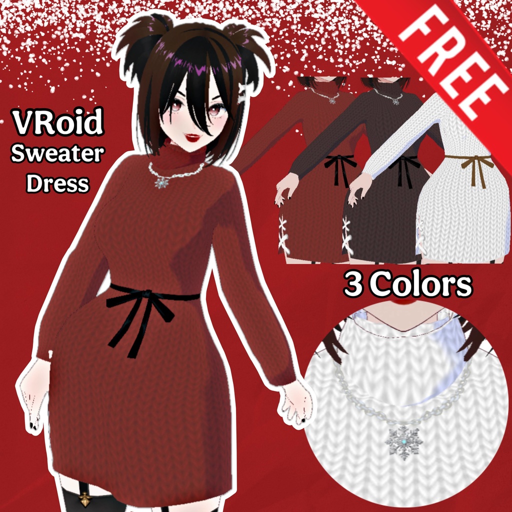 [VRoid] Sweater Dress | FREE