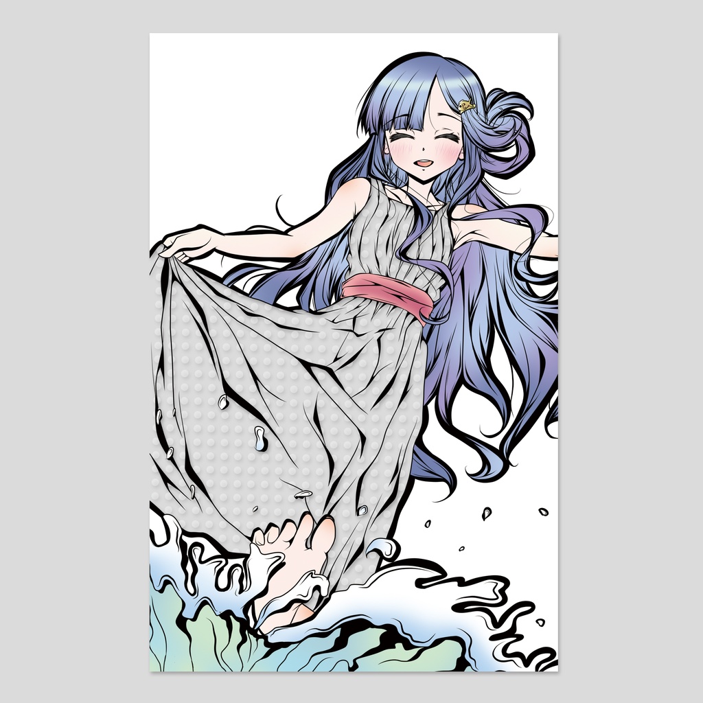 [切り絵風ポストカード] 　浅利 七海