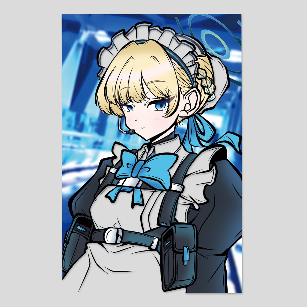[切り絵風ポストカード] 　飛鳥馬トキ
