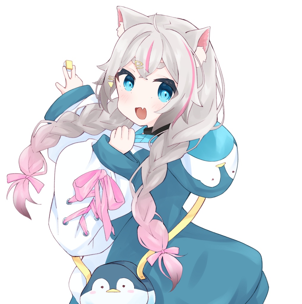 猫白神しの 収益化記念グッズ