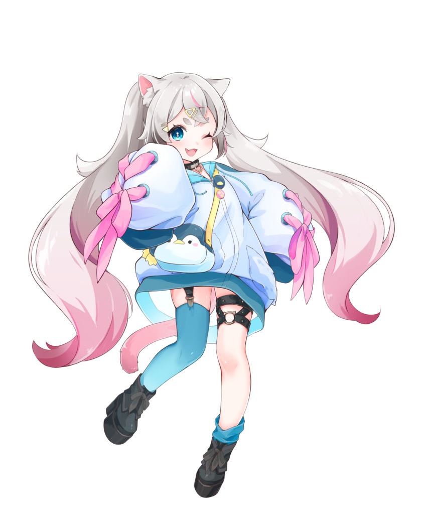 猫白神しの 収益化記念グッズ