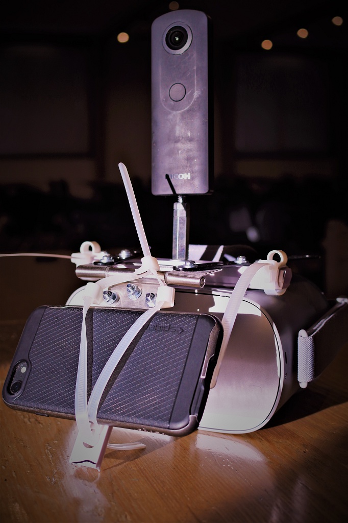 【ホムセン工作】Oculus Go用THETA&スマホマウント