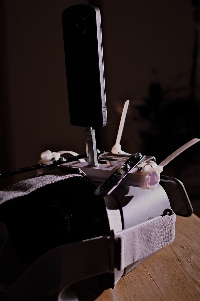 【ホムセン工作】Oculus Go用THETA&スマホマウント