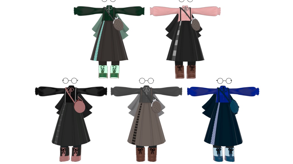 大人の休日コーデ 4アバター対応