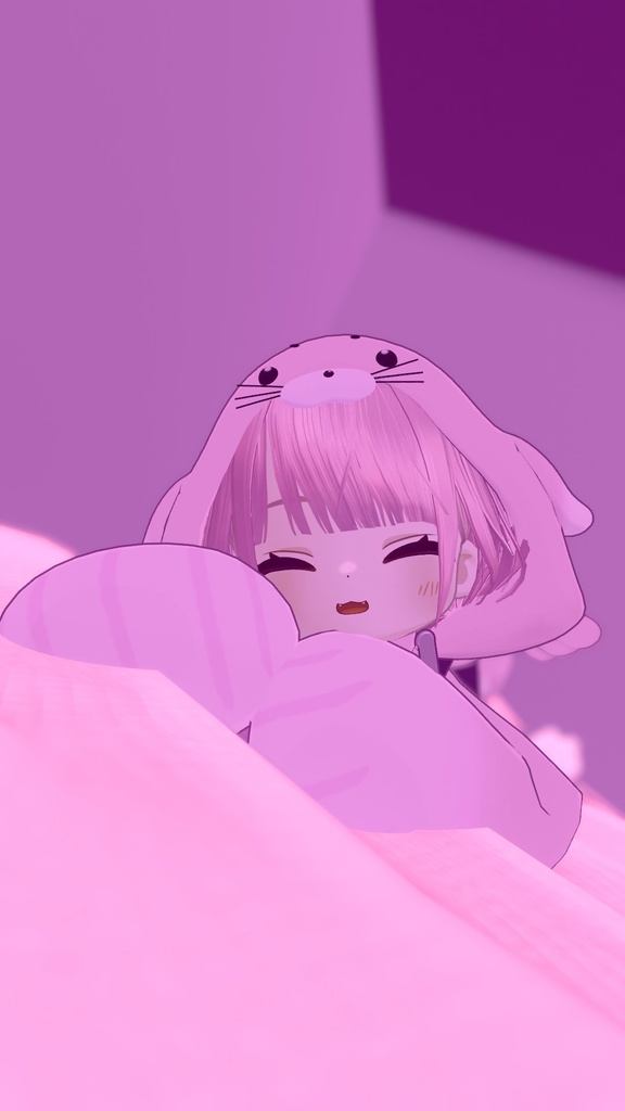 あざらしパーカー【えも研素体・まめふれんず・ネメシス】