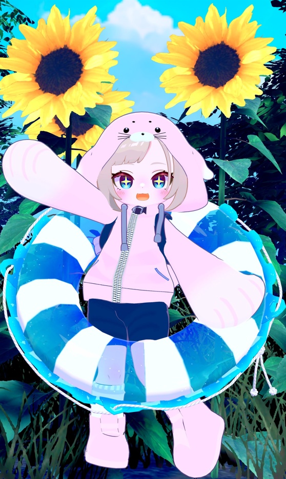 あざらしパーカー【えも研素体・まめふれんず・ネメシス】