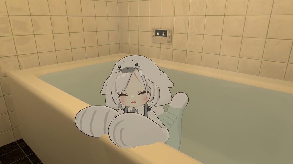 あざらしパーカー【えも研素体・まめふれんず・ネメシス】