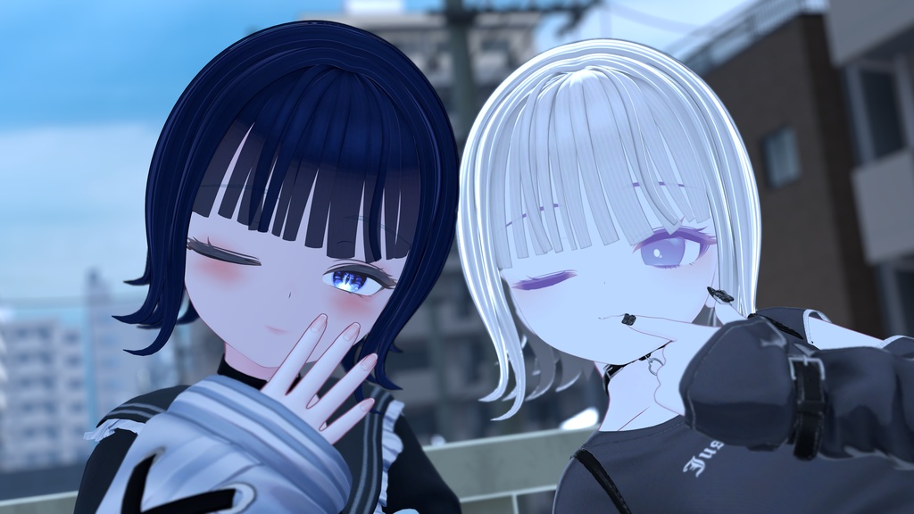 わたしろ屋1周年記念 flipped hair 8アバター対応