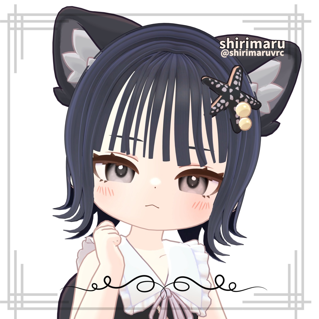 わたしろ屋1周年記念 flipped hair 8アバター対応