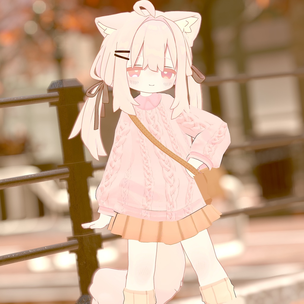 秋のお出かけコーデ【えも研素体・まめふれんず・ネメシス・エルシオン】