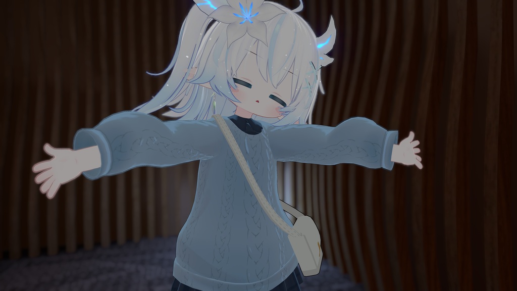 秋のお出かけコーデ【えも研素体・まめふれんず・ネメシス・エルシオン】