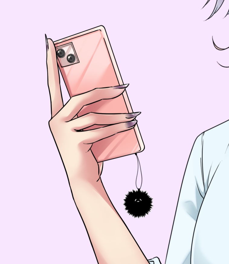 ギャルVer紫咲うにとお揃い♡ウニキーホルダー