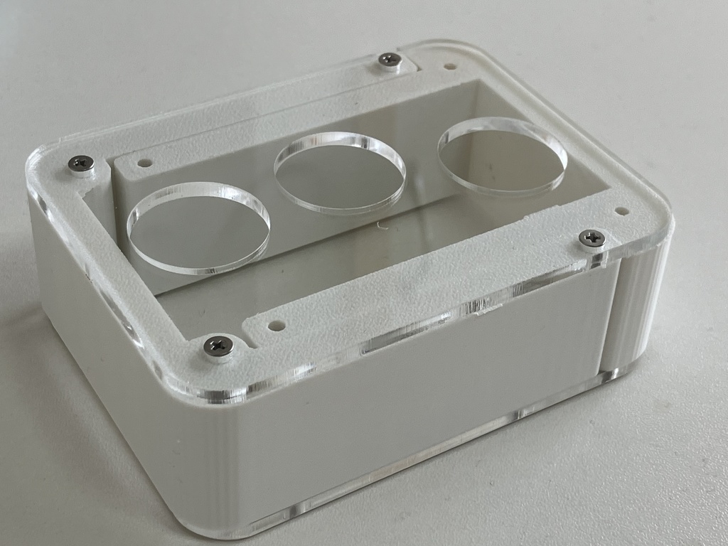 レバーレス左手トレーニングケース(白)ボタンなし