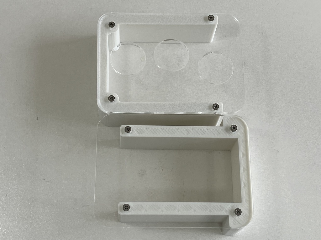 レバーレス左手トレーニングケース(白)ボタンなし