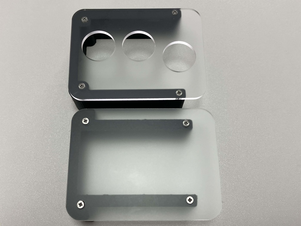 レバーレス左手トレーニングケース(黒)ボタンなし