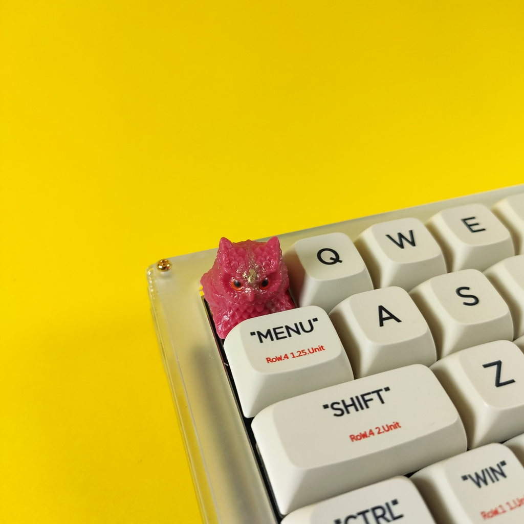 [自作キーキャップ] 梟キーキャップ №80