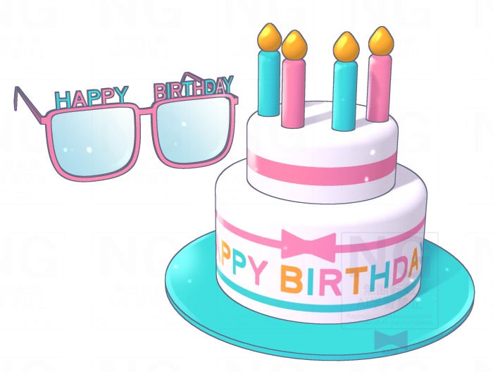 お誕生日関連3点セットおまけつき