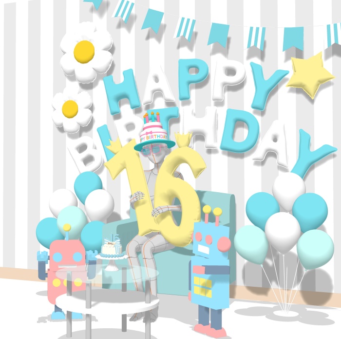 お誕生日関連3点セットおまけつき