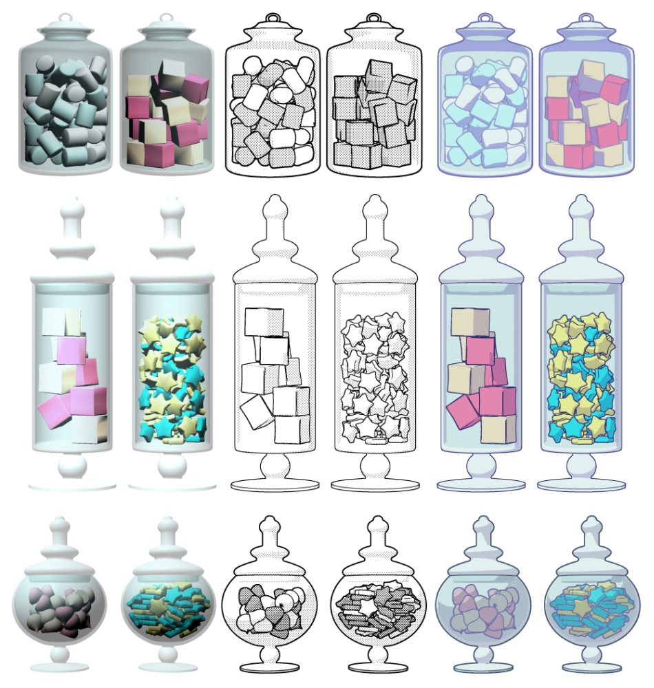 キャンディポット4種セット