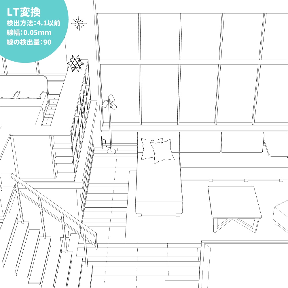 メゾネットルーム 家具&増築セットつき