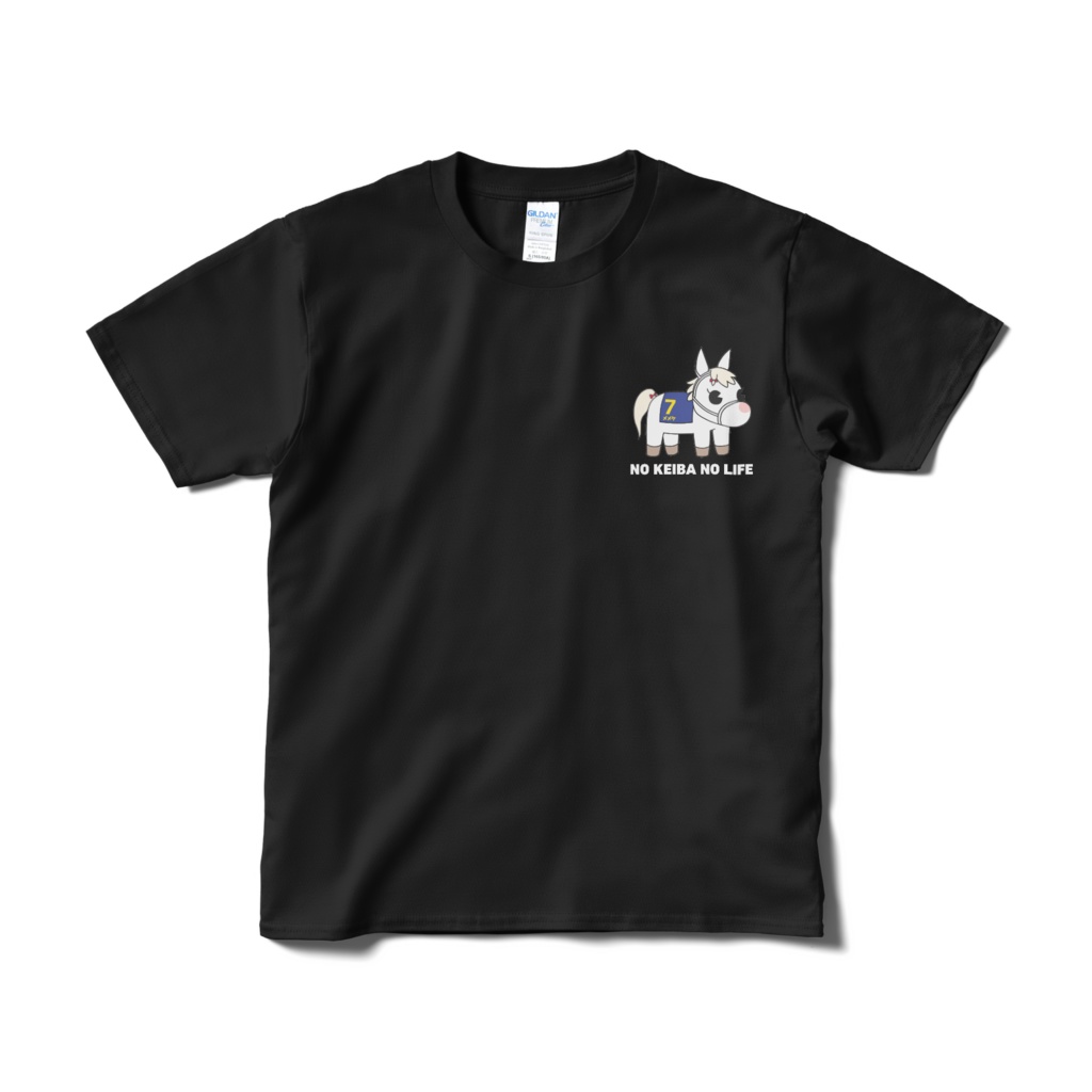 おめめ競馬Tシャツ/ブラック