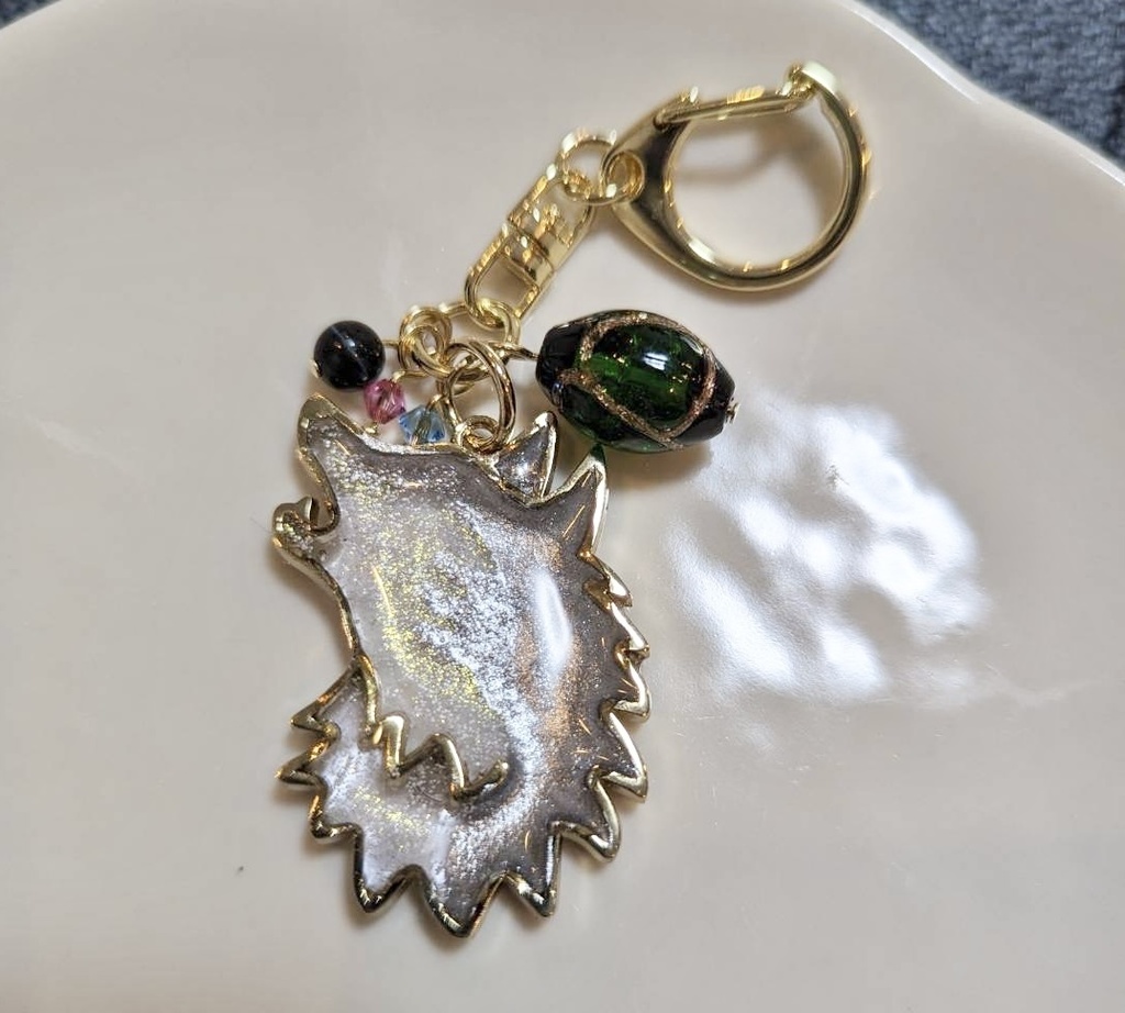 狼の概念キーホルダー