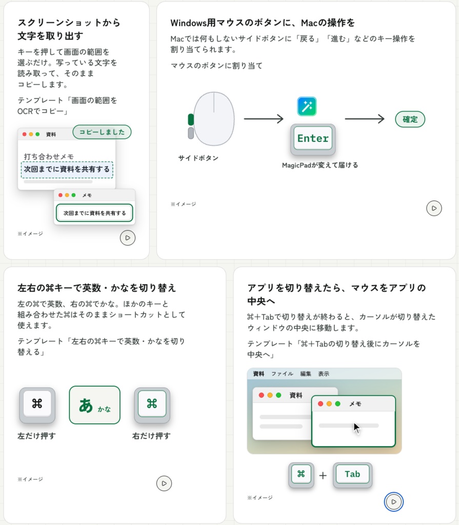 究極のMac自動化マクロアプリ「MagicPad」