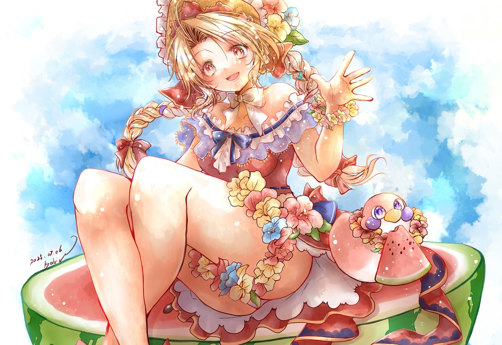 サガフロ２ガールズ　ポストカード2種