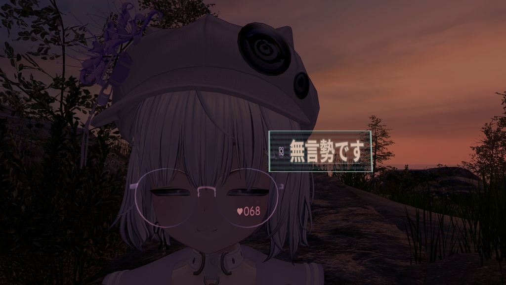 【VRChat想定】なんか近未来っぽいシェーダーとおまけステータスパネル