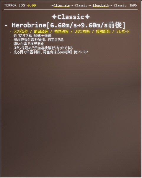 TERRORLOG