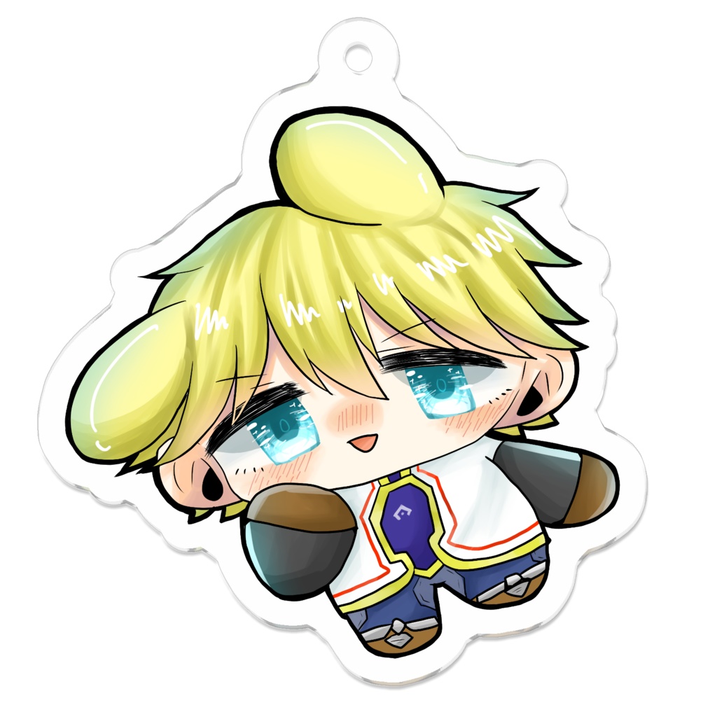 【非公式】エクス・アルビオうさ耳キーホルダー