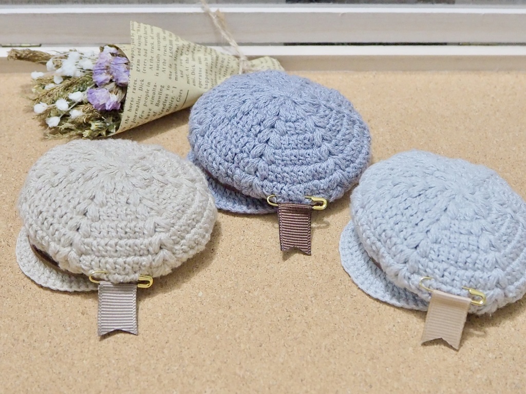 ベルトニットキャスケット 10cmぬい用