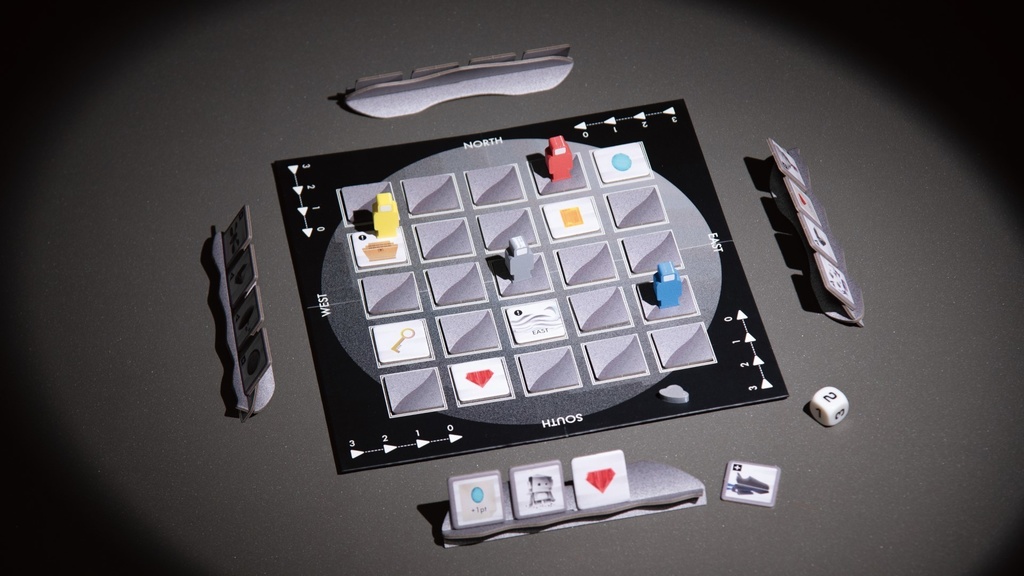 対戦型宝探しボードゲーム GRAY